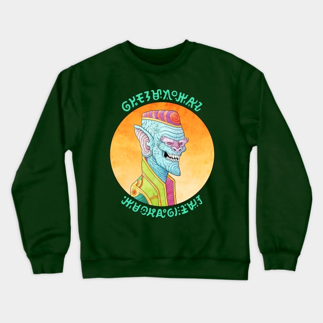 Abyss Dweller Crewneck Sweatshirt by Tim Molloy Art